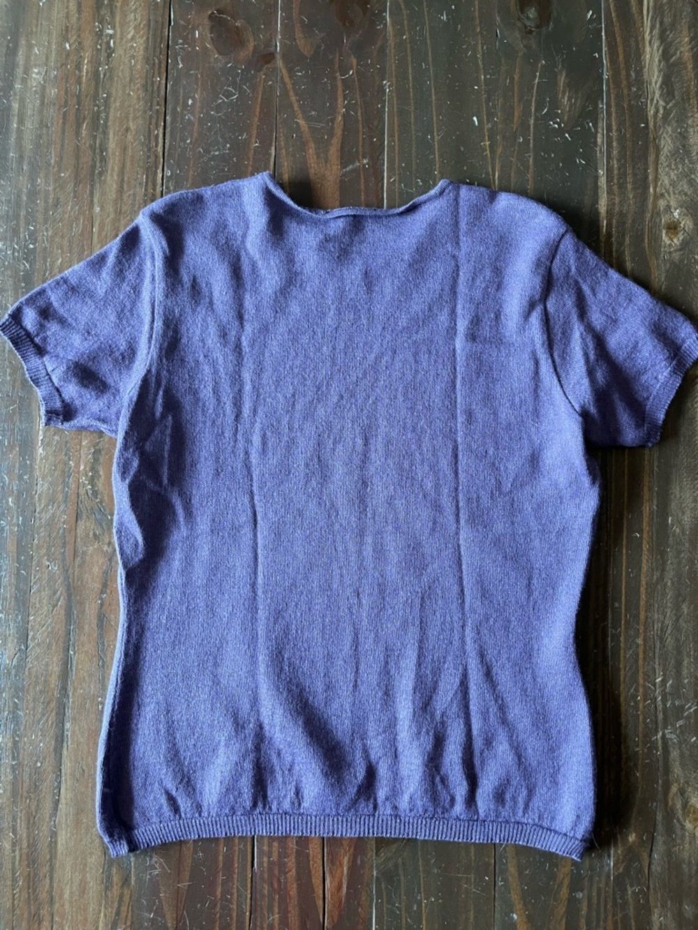 Lavender Alpaca Wear By Linda Davis Cardigan And Top Set XL Baby Alpaca And Silk - Picture 7 of 11